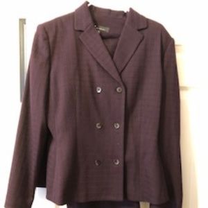 Brown Wool Pant Suit